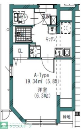 GREW Koenji Residenceの物件間取画像